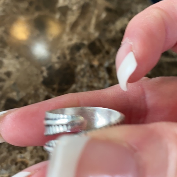 Sterling silver feather ring - Picture 5 of 6